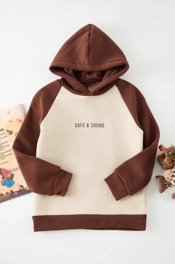 Trendyolmilla Kids Stone Printed Mini Me Sweatshirt for Boys