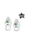 Tommee Tippee Glass Bottle Set - Closer To Nature Transparent Green