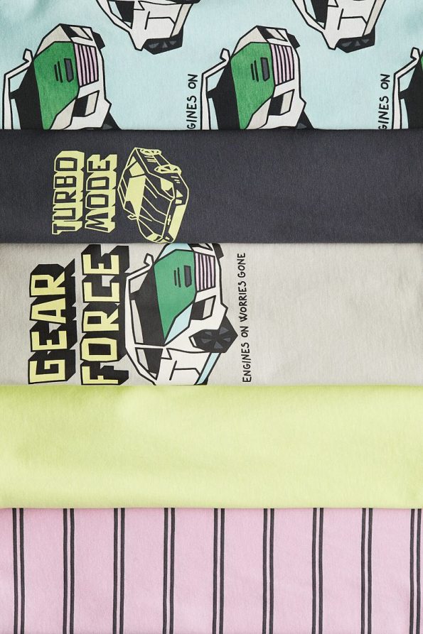 H&M Set of 5 Jersey T-Shirts