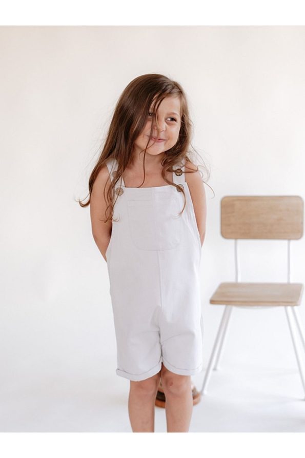 Fluffyboon Kids Overalls - Stone