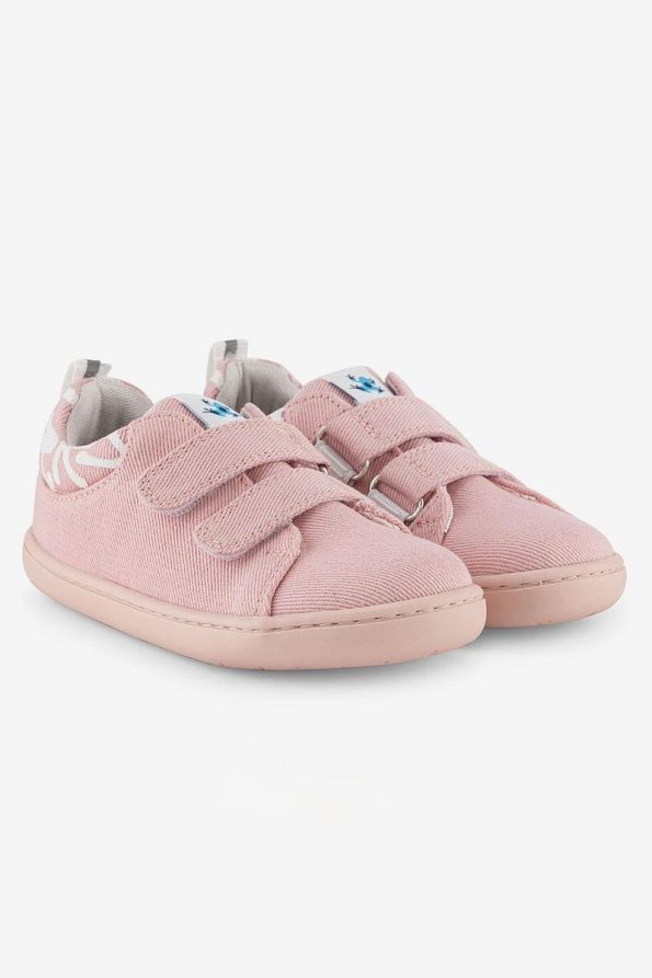 HOPFRÖG Smart Walker Recycled Canvas Eco Pink Barefoot Kids Shoes