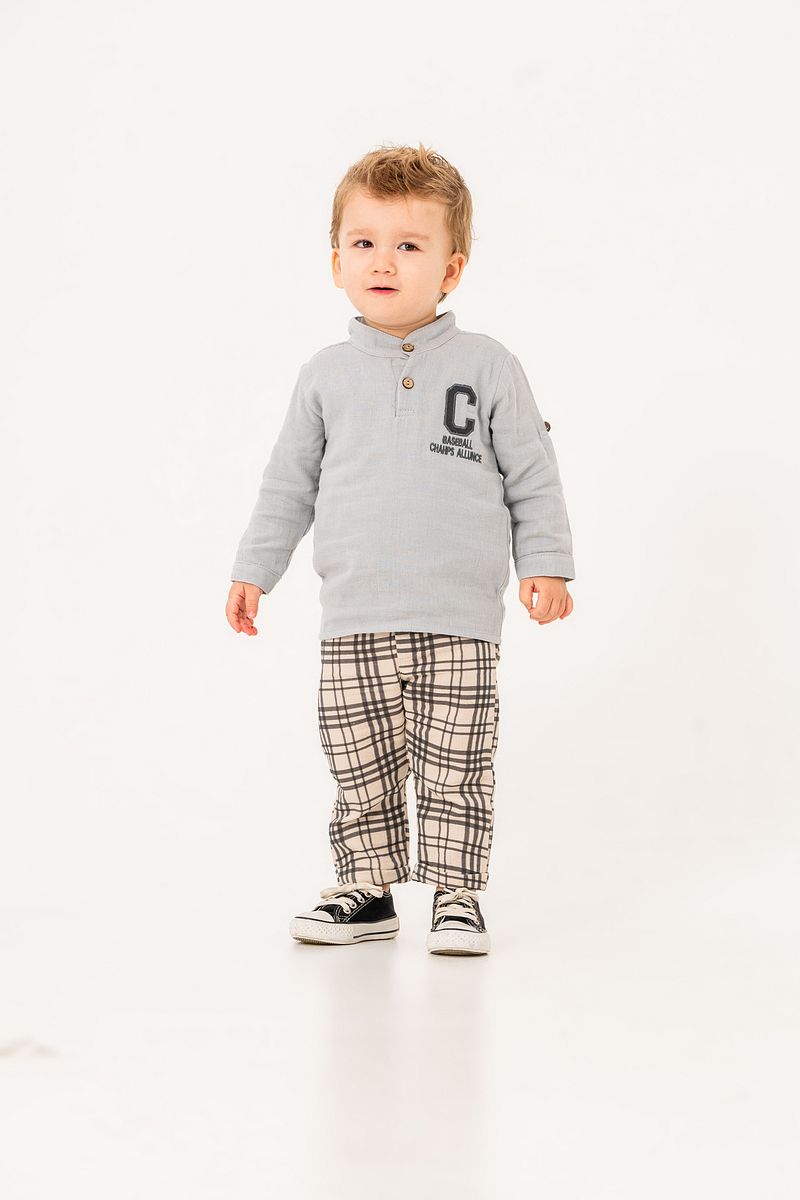 1_org_zoom-2811.jpg JNF Kids Boys Checkered Muslin Two-Piece Set