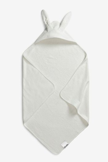 100% Cotton Soft Bunny Hooded Towel for Newborns and Babies