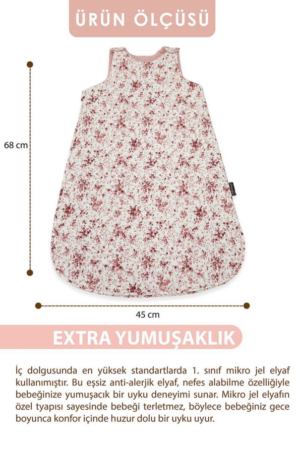 Mordesign Baby Sleeping Bag, Newborn Muslin Swaddle, 100% Cotton Fabric, Wearable Blanket, Sleeper Series