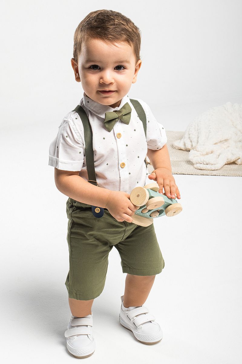 1_org_zoom-3881.jpg Mai Perla 4-Piece Summer Outfit for Boys with Shirt and Overalls
