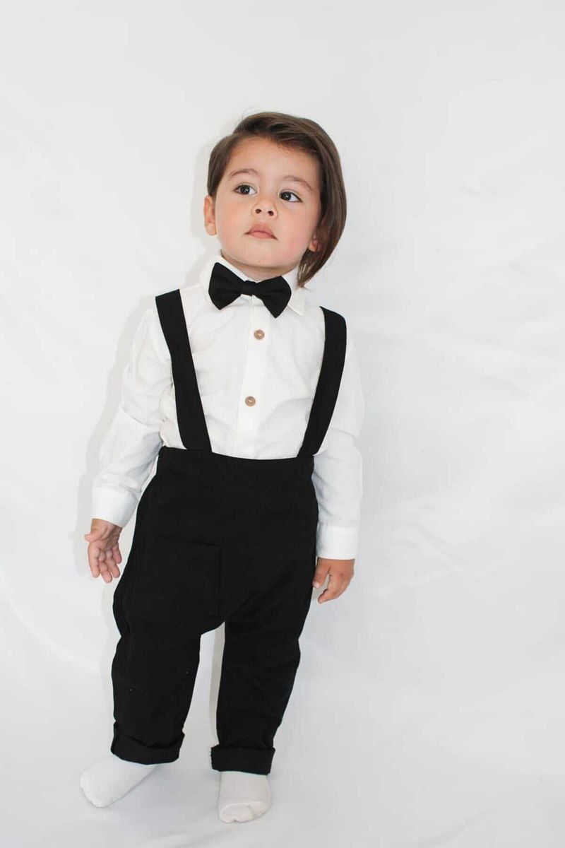 1_org_zoom-3884.jpg Z KIDS Black Long Boys Dungarees