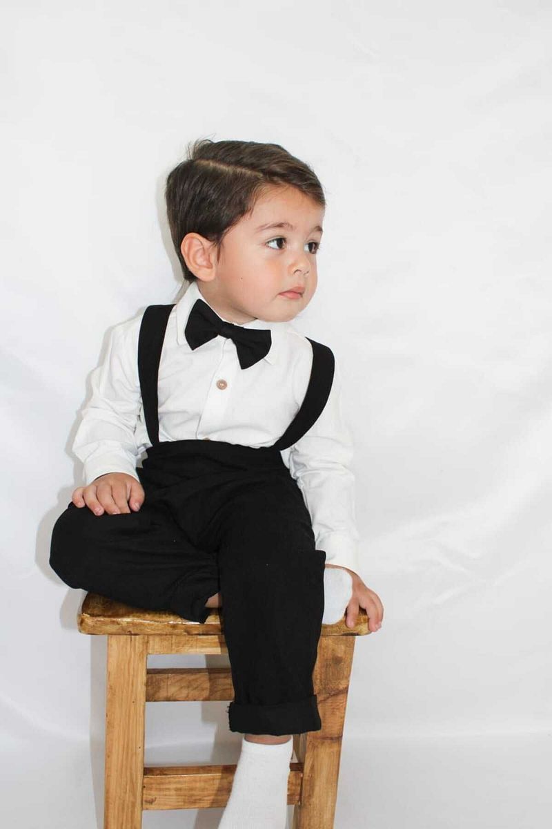 1_org_zoom-3885.jpg Z KIDS Black Long Boys Dungarees