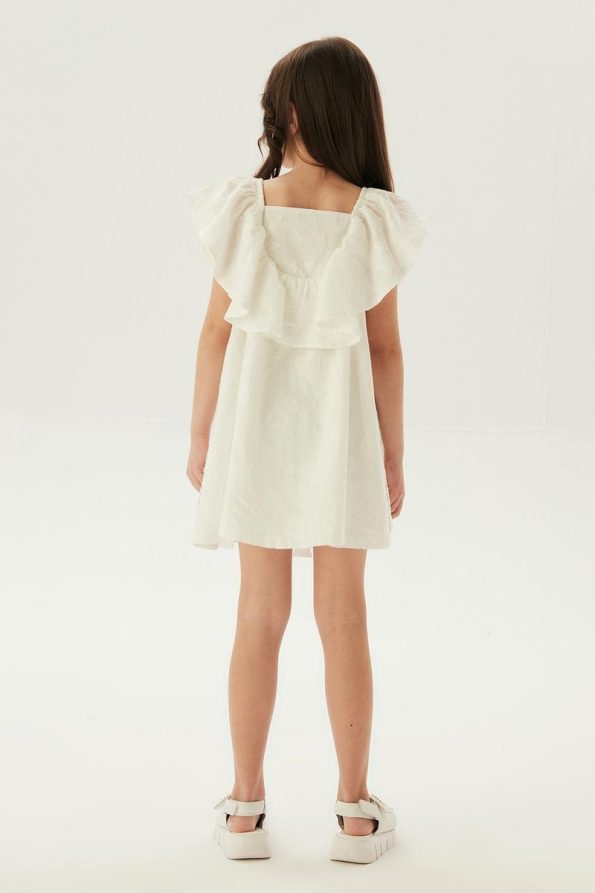 Tyess Bg Store Girls' White Dress