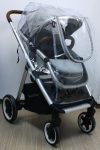 MorBebe Zip-Up Baby Stroller Rain Cover with Fog-Free Window