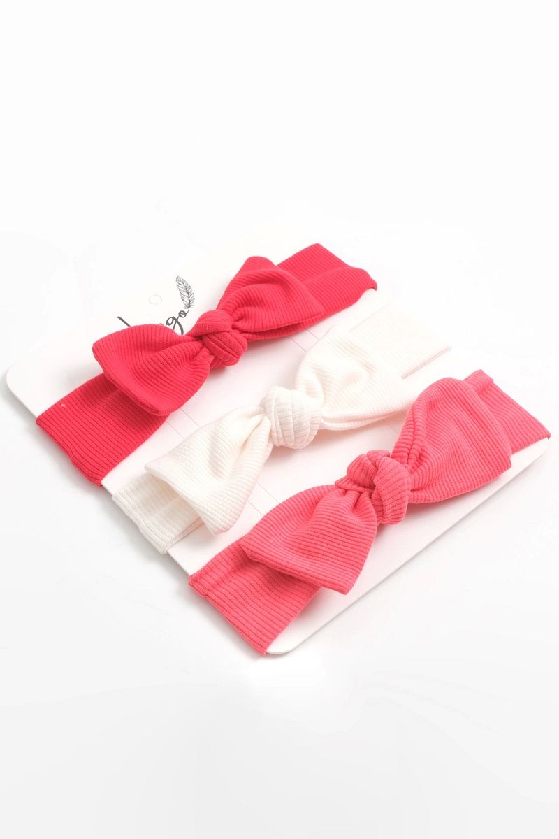 1_org_zoom-4969.jpg Logo Accessory 0-3 Years Girls Baby Bandana 3-Piece Set