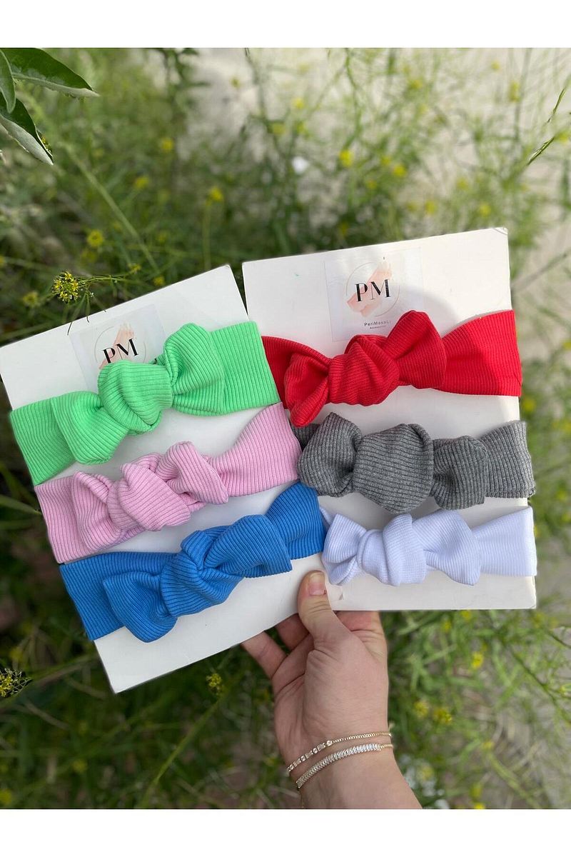 1_org_zoom-4982.jpg Selda Accessory Girl Baby Ribbed Bandana Set of 6