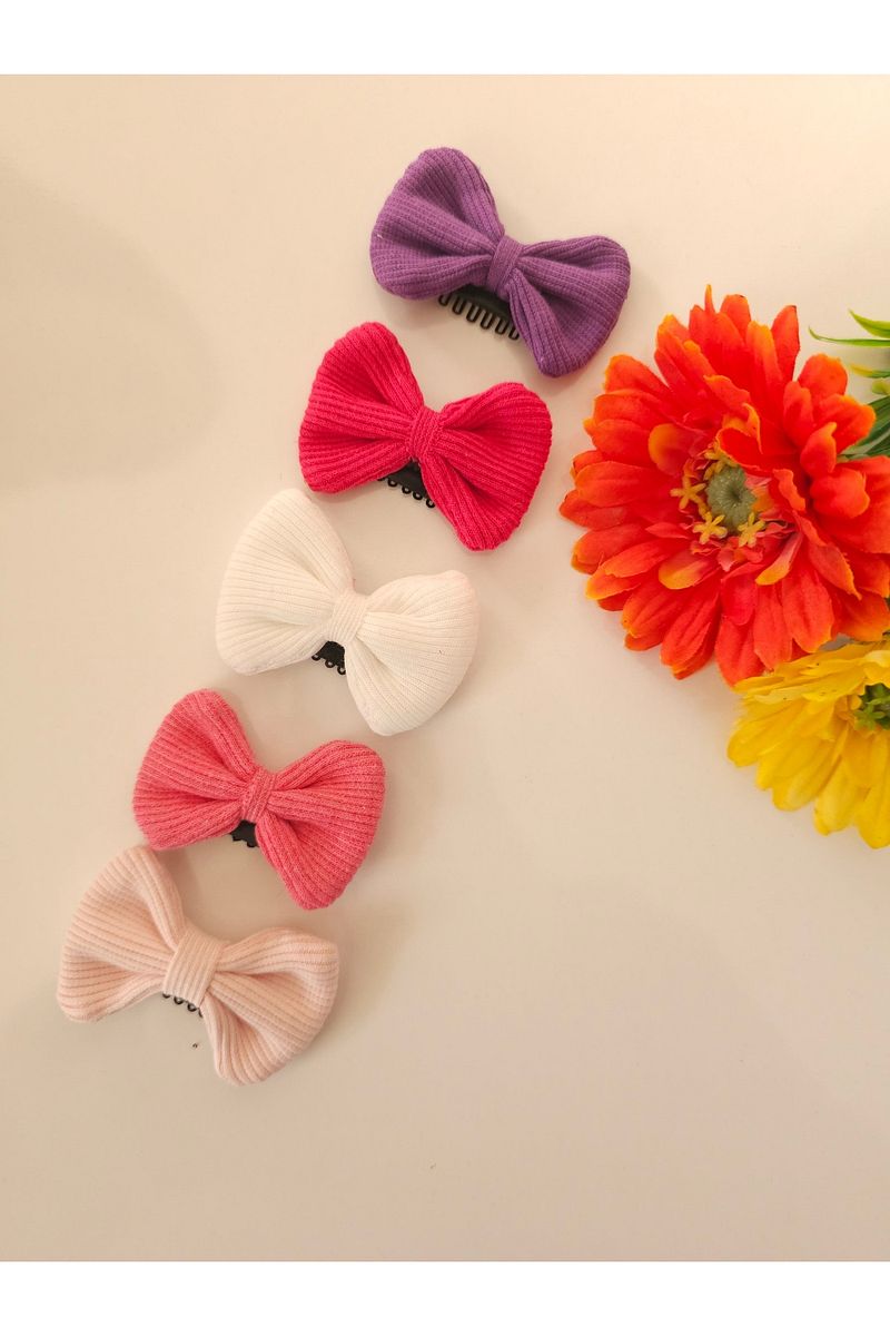 1_org_zoom-4986.jpg Set of 5 Girls' Hair Clips with and without Hair