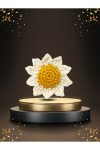 Natural Products White Daisy Hair Clip