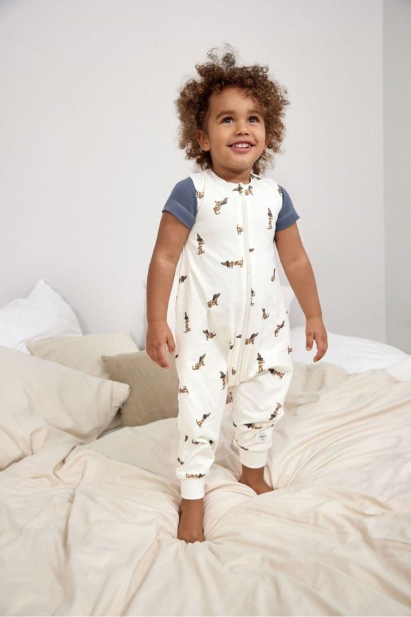 JUNIPERUS Unisex 100% Organic Cotton Baby Sleep Suit GOTS Certified