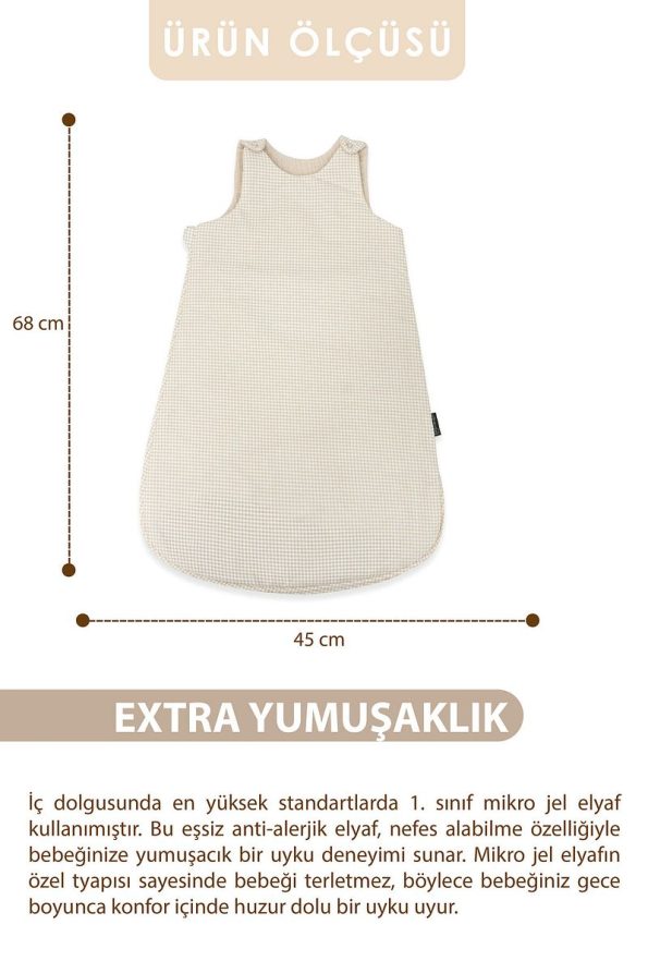 Mordesign Baby Sleep Sack, Newborn Muslin Swaddle, 100% Cotton Fabric, Wearable Blanket, Sleeper Series