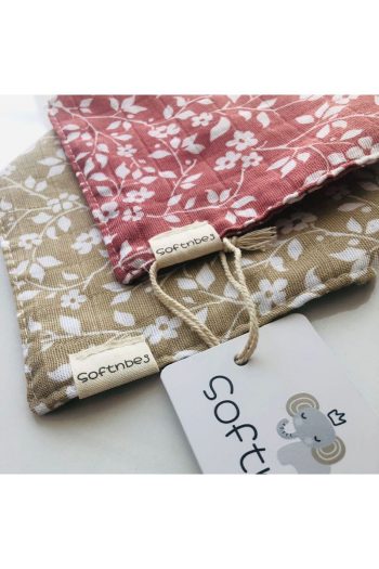 100% Cotton Certified Baby Muslin Bibs and Scarves Set