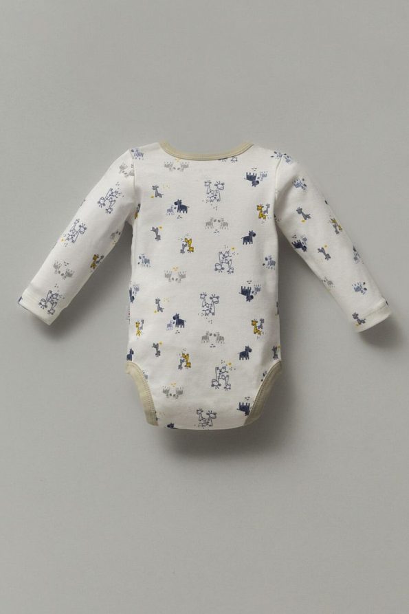 Mother Love Long Sleeve Baby Bodysuit 100% Cotton