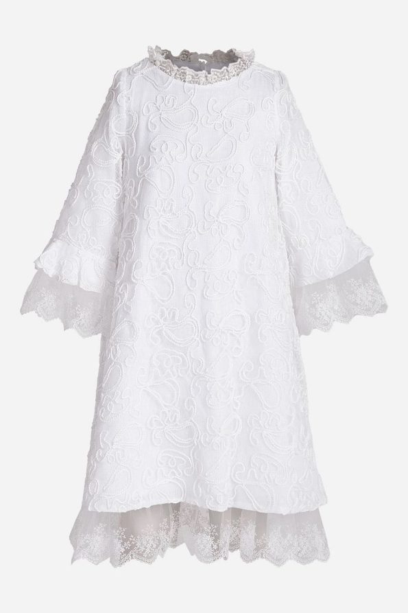 Augie Leauphant Broken White Lace Dress