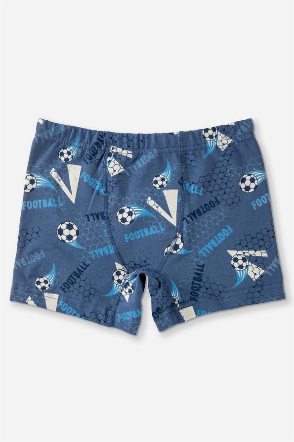 Baykar Boys' Cotton Printed Relaxed Fit Stretch Boxer Shorts 3-Pack