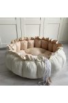 Jaju Baby Nest Play Mat with Coffee Fabric