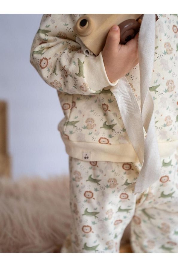 Kirazkids Animal Kingdom Patterned Cotton Pajama Set