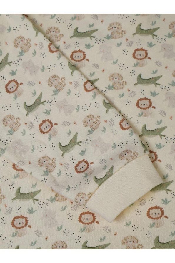 Kirazkids Animal Kingdom Patterned Cotton Pajama Set