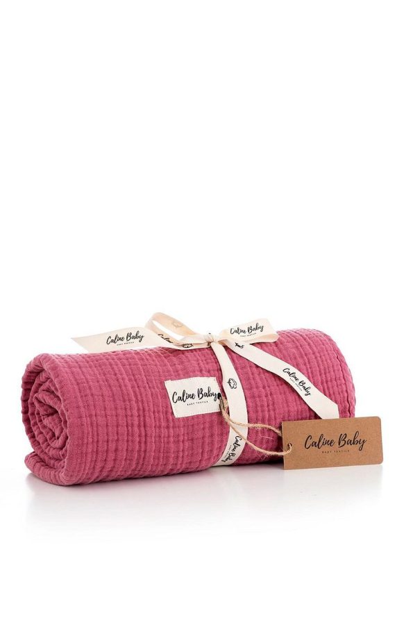 Caline Baby Cherry 4-Layer Muslin Blanket 115x115 Cm