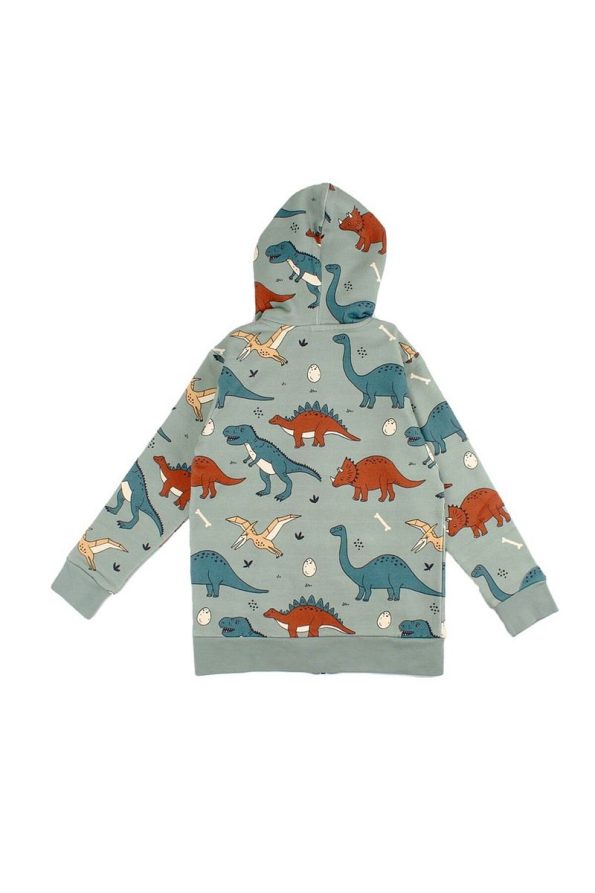 Walkiddy Funny Dinosaurs Organic Sweat Jacket