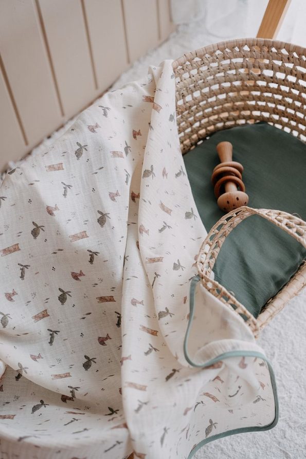 TBA COLLECTION Muslin Blanket | Woodland