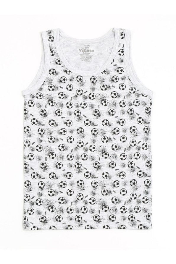 Vitmo Boys' Cotton 3-Piece Tank Top and 3-Piece Brief Mixed Color Set