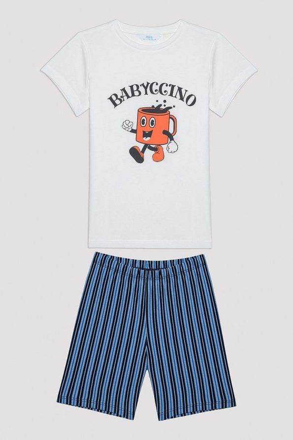 Penti Boys' Babyccino Multicolor Pajama Set