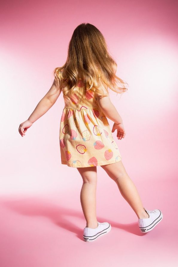 Defacto Baby Girl Patterned Sleeveless Dress
