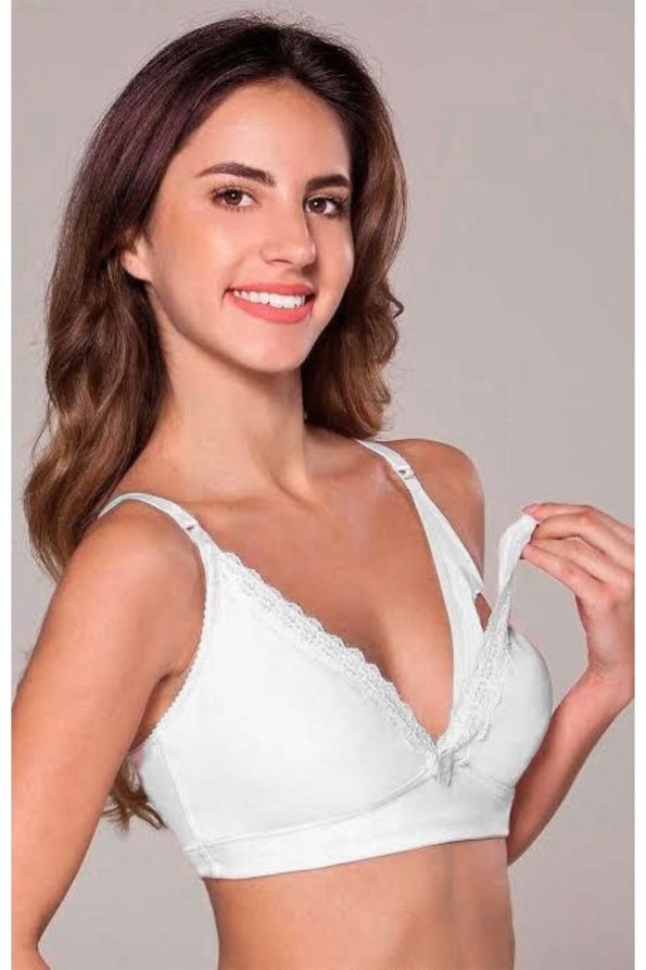 Godewo Mammabra Beatris White Melange Nursing Bra
