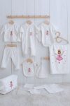 Tuğba Swan Organic 11-Piece Hospital Set - For Baby - Pink Fairy