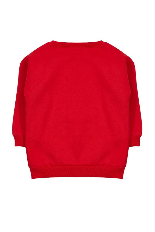Trendyolmilla Kids Red Girls Seasonal Lightweight Cotton Sweater