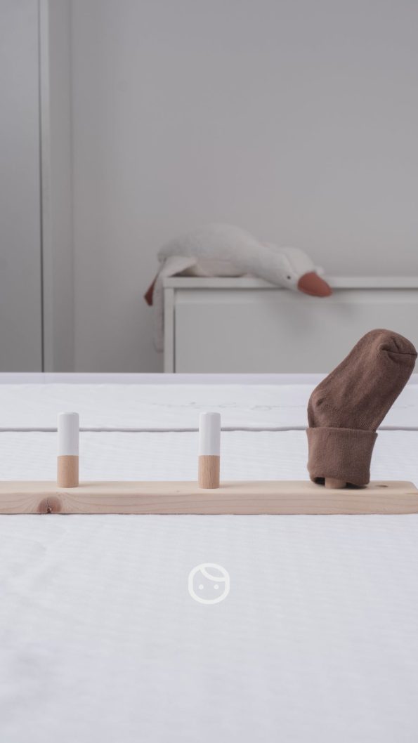 Organic Baby Socks Beige