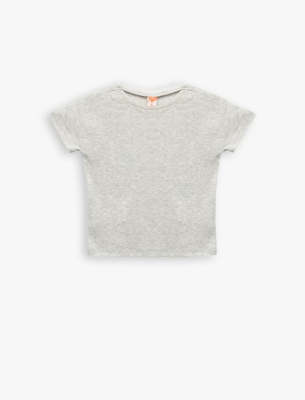 Boys' Cotton Short Sleeve Crew Neck 3-Pack Basic T-Shirt Set