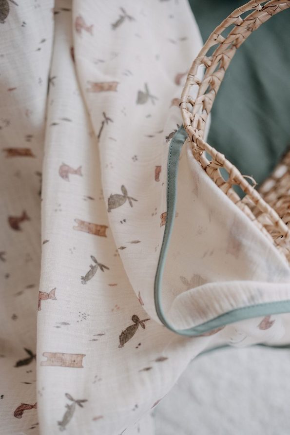 TBA COLLECTION Muslin Blanket | Woodland