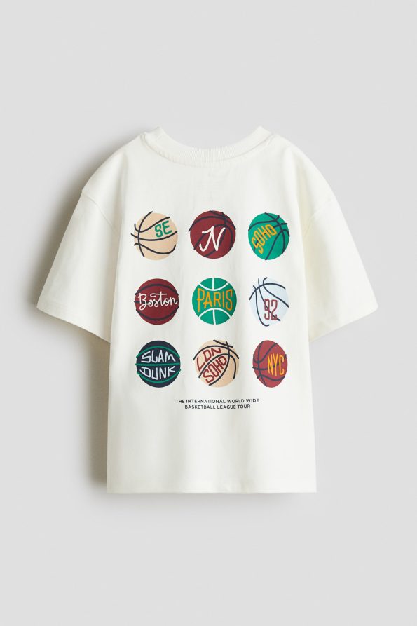 Printed Cotton T-Shirt