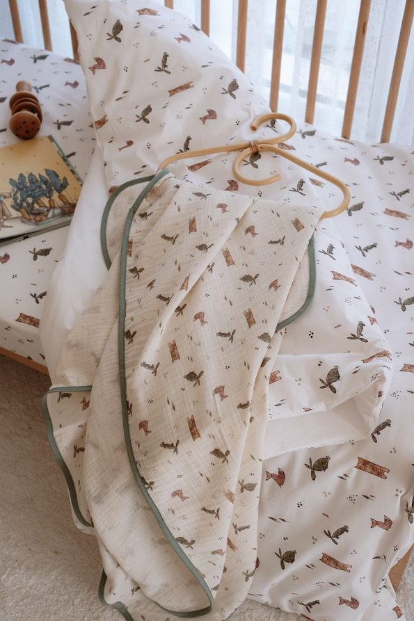 TBA COLLECTION Muslin Blanket | Woodland