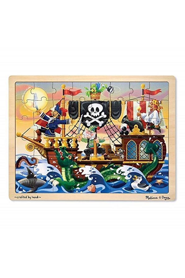 Melissa & Doug Pirates 48-Piece Wooden Puzzle