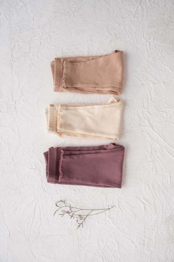 3-Piece Baby Ribbed Leggings Set Model 3