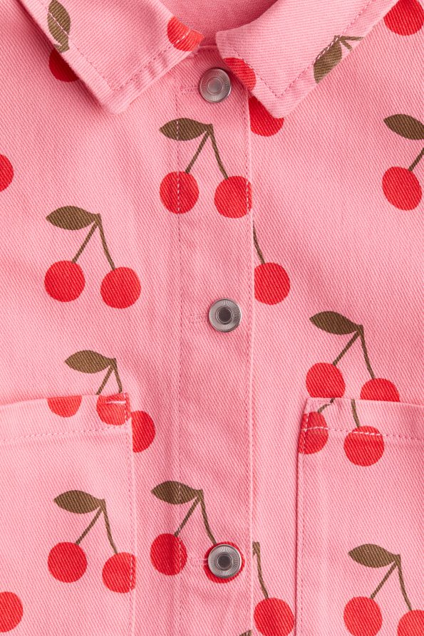 Printed Gabardine Jacket