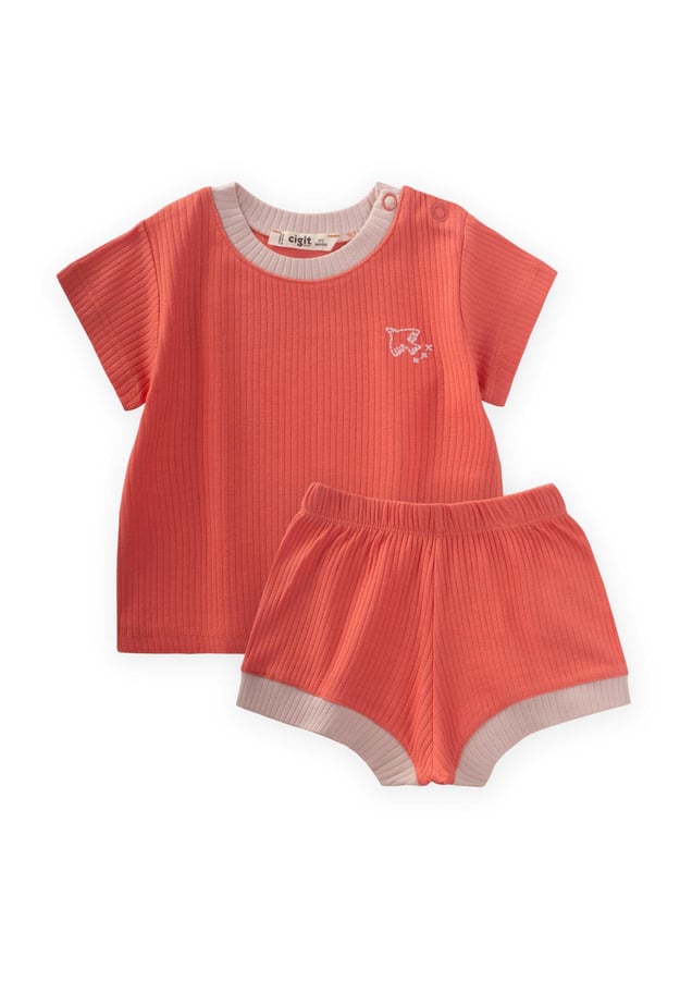 63142-5022kus-nakisli-garnili-fitilli-0ae78.jpg Embroidered Bird Design Ribbed Set for 0-5 Years Coral