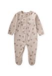 Baby Footed Bodysuit with Gloves - Palm Pattern 0-9 Months