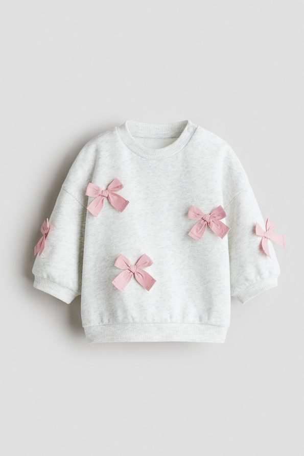 Patterned Detail Sweatshirt