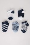 Seamless Cotton Socks Set for Baby Boys