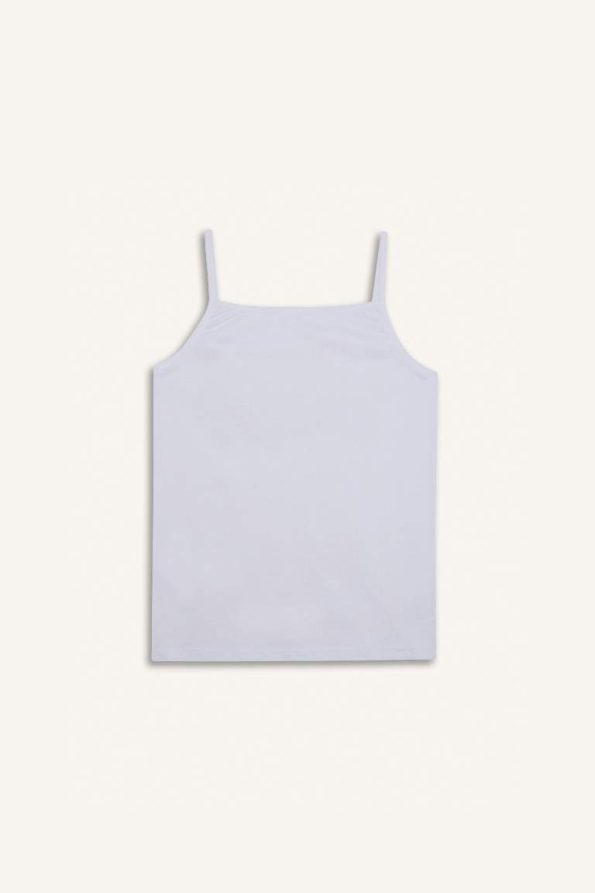 Girls' Basic 2-Piece Plain Undershirt Set