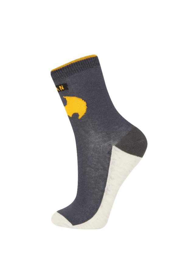 Boys' Batman 3-Pack Cotton Long Socks