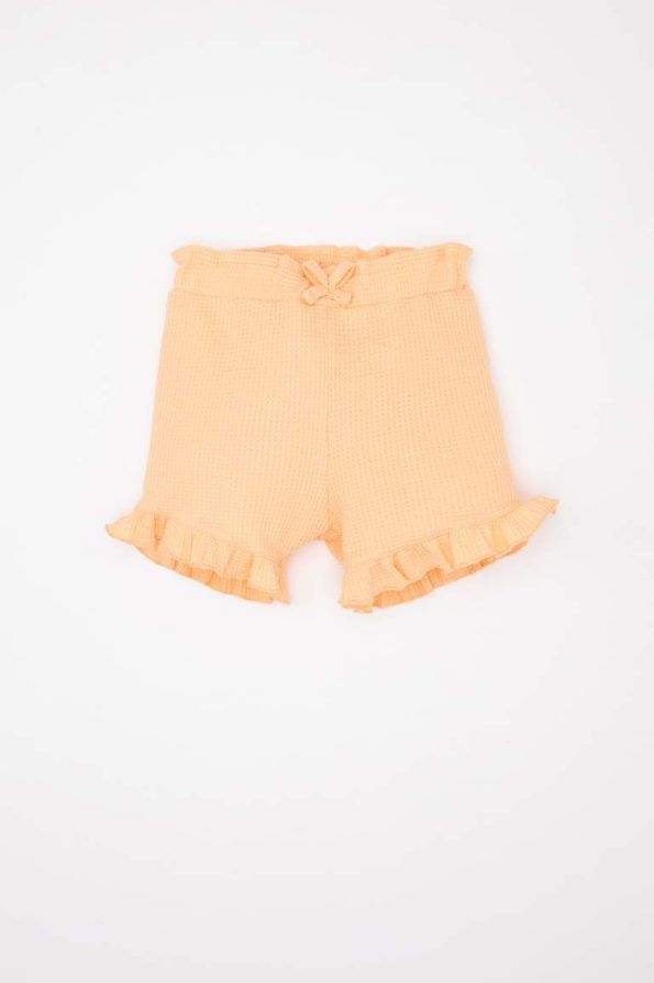 Girls' Baby Comfort Fit Waffle Shorts